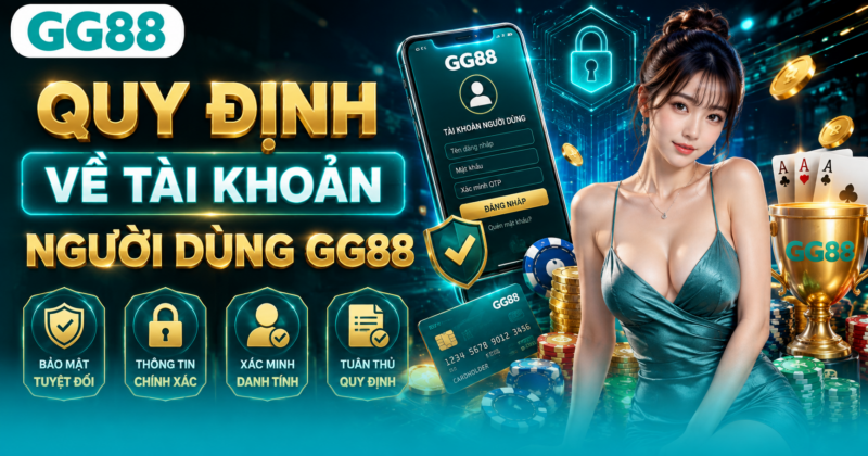 Quy định về tài khoản người dùng GG88 Quy định về tài khoản người dùng GG88